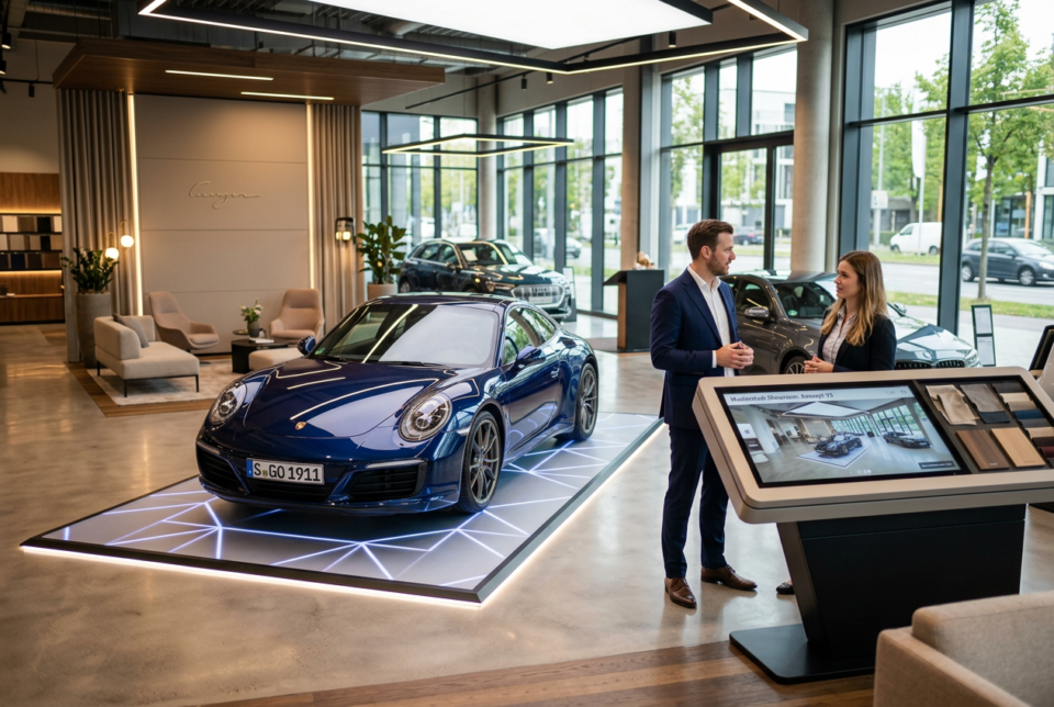 Angebote von Manfred Schenk: Maßgeschneiderte Showroom-Lösungen für den Automobilhandel